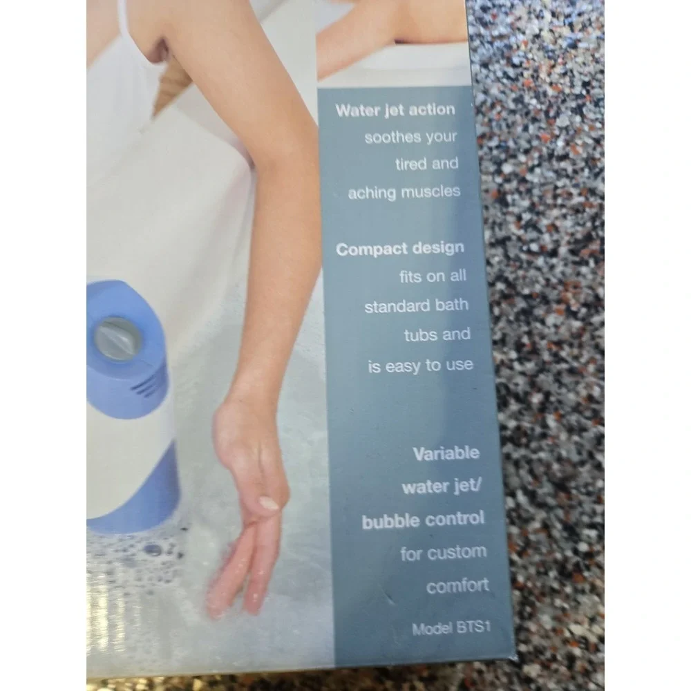 Conair BTS1 Body Benefits Powerful Water/Bubble Jet Bath Spa Massager New